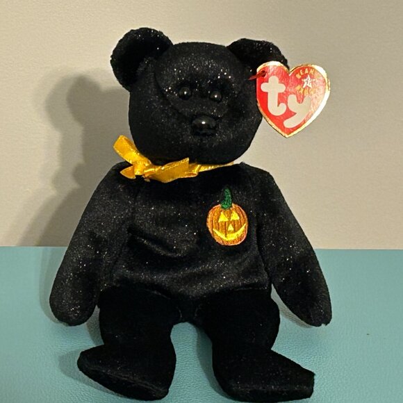 Beanie Babies Other - TY BEANIE BABY Haunt The Bear With Tags 2001 Plush 9"